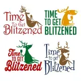 Time to get Blitzened SVG Cuttable Designs