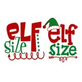 Elf Size SVG Cuttable Designs