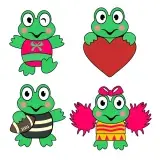 Awesome Frog Pack SVG Cuttable Designs