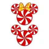 Mickey and Minnie Head SVG Cuttable Designs
