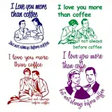 Love and Coffee SVG Cuttable Designs
