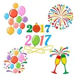Happy New Year Pack SVG Cuttable Designs
