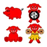 Razorback SVG Cuttable Designs