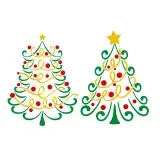 Decorated Christmas Tree SVG Cuttable Designs