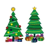 Christmas Tree SVG Cuttable Designs