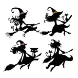Witch Pack SVG Cuttable Designs