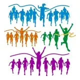 Women Runners SVG Cuttable Designs