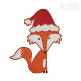 Fox Christmas Embroidery Designs