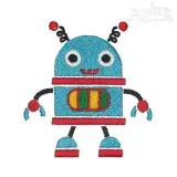 Digital Robot Pack Embroidery Designs