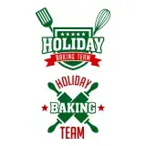 Baking Team Holiday SVG Cuttable Designs