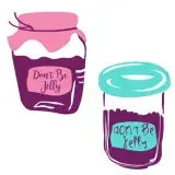 Don't Be Jelly Jars Cuttable Files