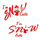 It's Snow Cute SVG Cuttable Files