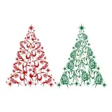 Boxer Christmas Tree SVG Cuttable Designs