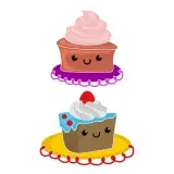 Smiley Cake Pack SVG Cuttable Designs