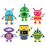 Digital Robot Pack SVG Cuttable Designs