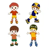 Roller Skates For Kids SVG Cuttable Designs