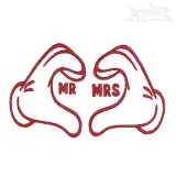 Men And Women Anniversary Embroidery Designs