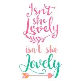 She Is Lovely SVG Cuttable Designs