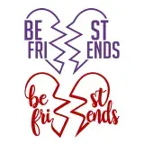 Best Friend SVG Cuttable Designs