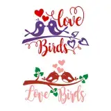 Loving Bird SVG Cuttable Designs