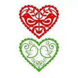 Bird Heart SVG Cuttable Designs