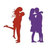 Happy Couple SVG Cuttable Designs