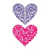 Heart Floral SVG Cuttable Designs
