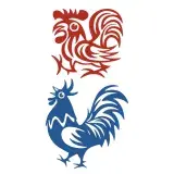 Rooster SVG Cuttable Designs
