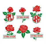 Rose SVG Cuttable Designs