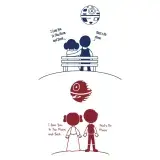Star Wars Valentine's SVG Cuttable Designs