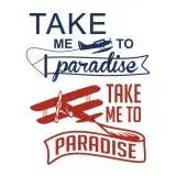 Take Me To Paradise SVG Cuttable Designs