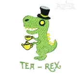 Tyrannosaurus Dinosaur Embroidery Designs