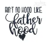Fatherhood Embroidery Design