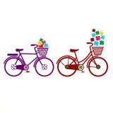Clover Bike SVG Cuttable Designs