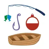 Fishing Pack SVG Cuttable Files