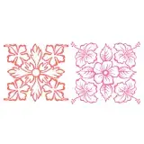 Hibiscus Flower Art SVG Cuttable Files