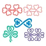 Infinity Shamrock SVG Cuttable Designs