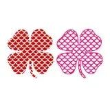 Scallop Clover SVG Cuttable Files