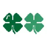 Pixel Shamrock Cuttable SVG Files