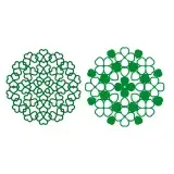 Shamrock Clover Kaleidoscope SVG Cuttable Designs