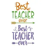 Best Teacher SVG Cuttable Files