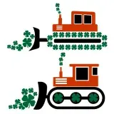 Shamrock Dozer SVG Cuttable Files