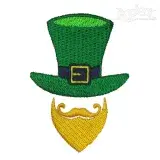 Leprechaun Beard Embroidery Designs