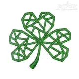 Geometric Shamrock Embroidery Designs