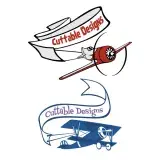 Plane Banner SVG Cuttable Designs