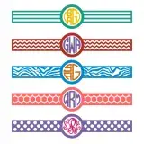 Charger Decor Monogram SVG Cuttable Designs