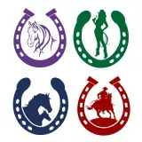 Horseshoe Horse Pack SVG Cuttable Designs