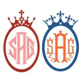 Tiara Mirror Monogram SVG Cuttable Frames