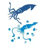 Squids SVG Cuttable Designs