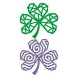 Geometric Shamrock Cuttable Designs
